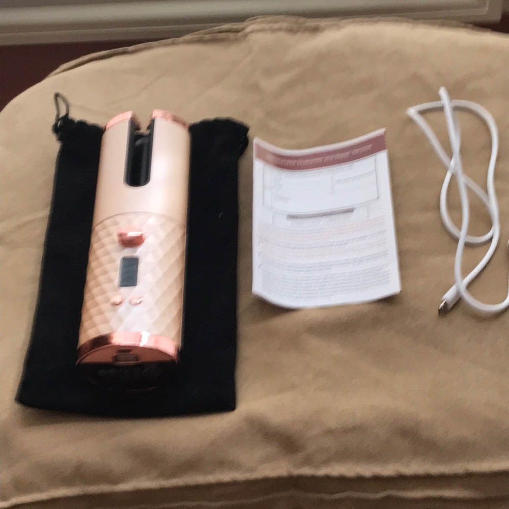 Wireless automatic hair curler